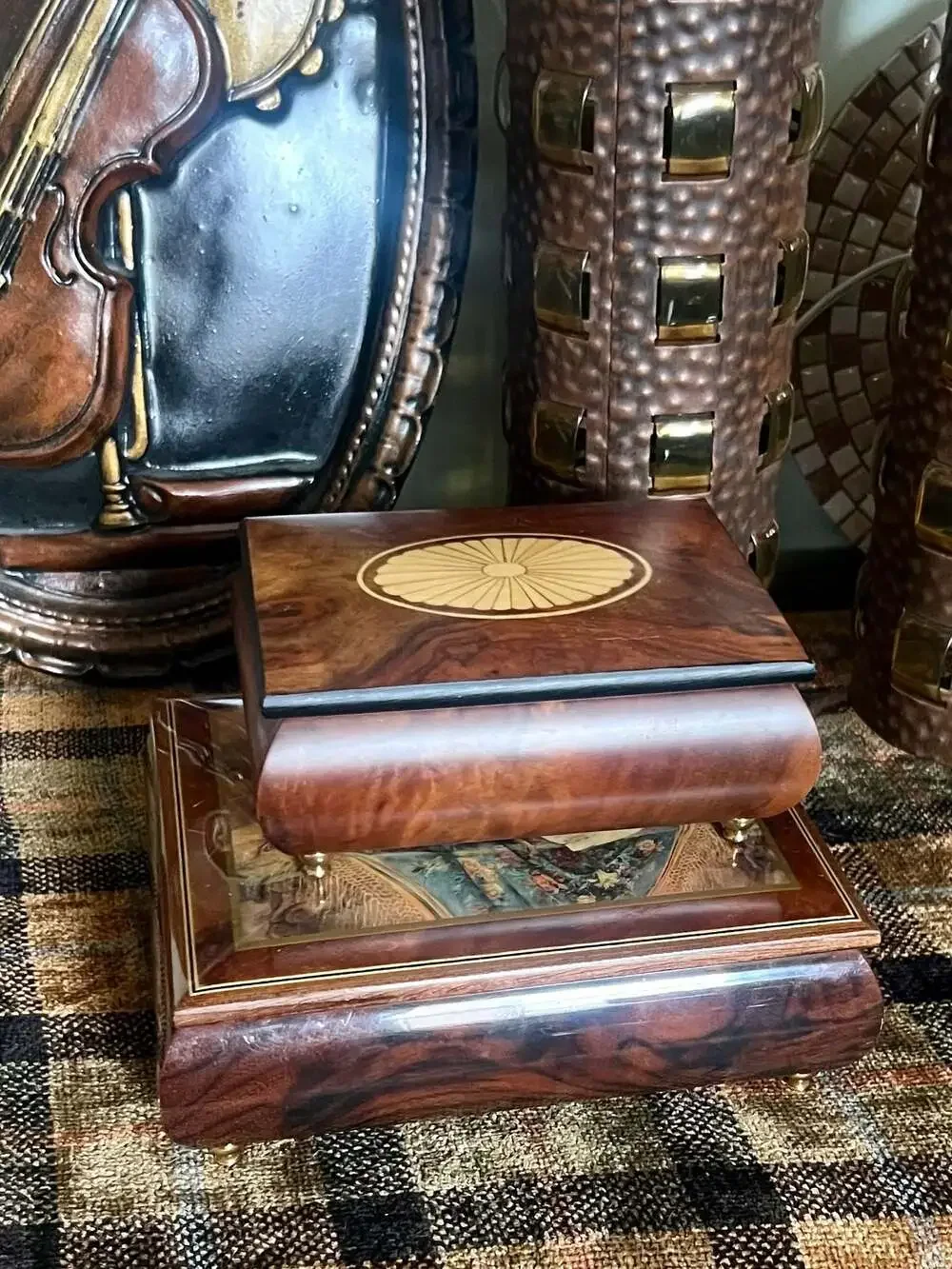 Very Nice Reuge Romance Music Box/jewelry Box 5590 Amazing Grace - ,